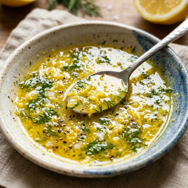 Lemon Sauce Easy Zesty Bright Dressing