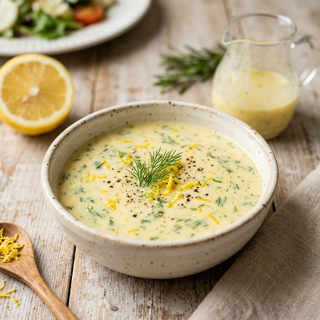 Lemon Sauce Easy Zesty Bright Dressing