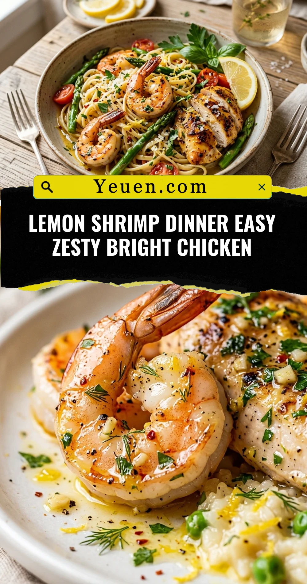 Lemon Shrimp Dinner Easy Zesty Bright Chicken