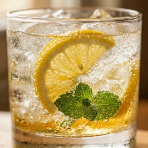 Lemon Soda Drink Easy Zesty Bright