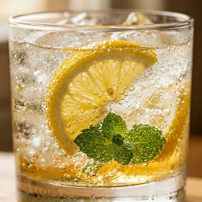 Lemon Soda Drink Easy Zesty Bright