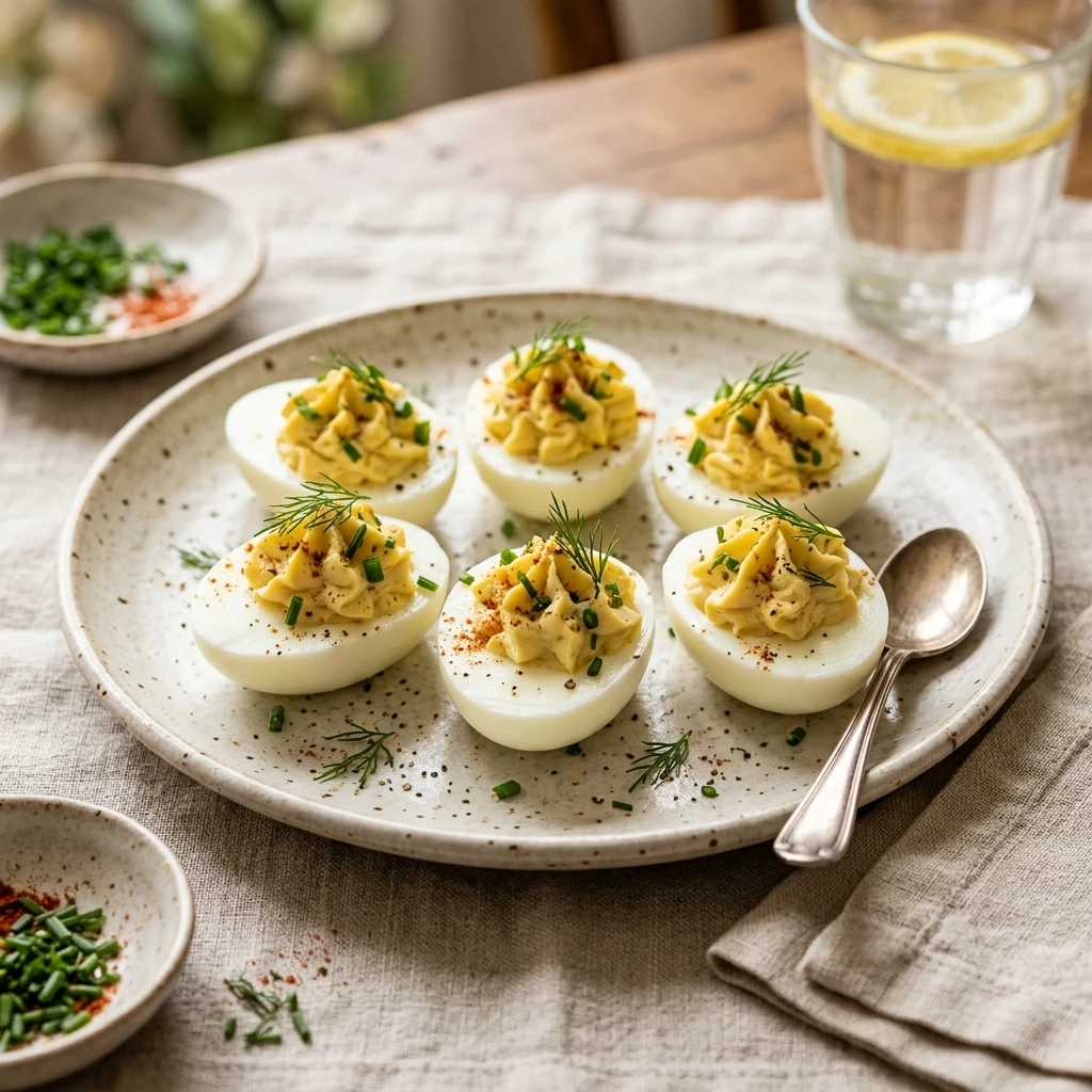 Light Greek Yogurt Deviled Eggs Healthy
