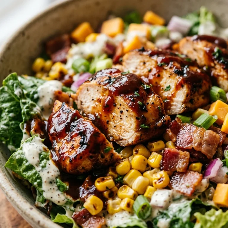 Loaded BBQ Ranch Chicken Salad 35g Protein