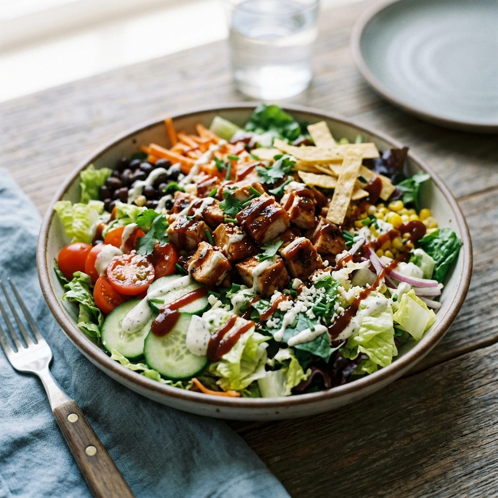 Loaded BBQ Ranch Chicken Salad 35g Protein