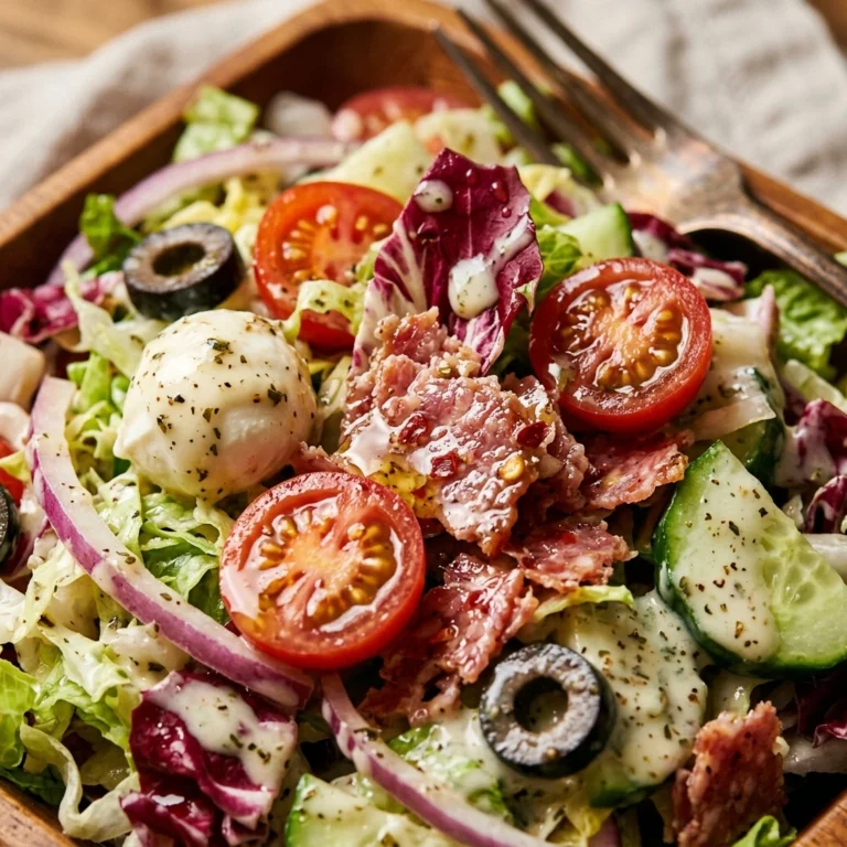Loaded Chopped Italian Salad Dripping In Dressing Viral