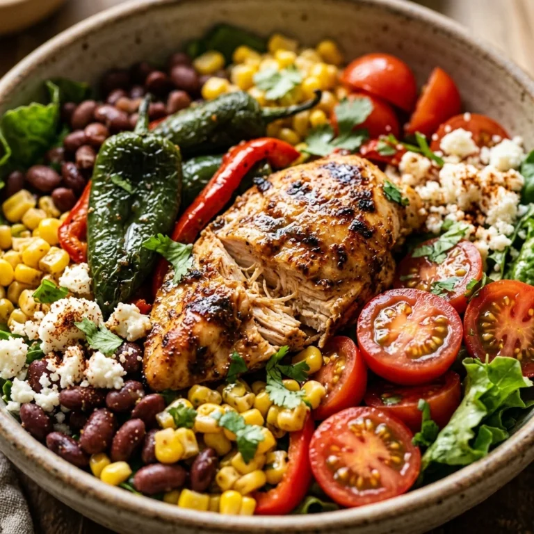 Loaded Southwest Chicken Salad High Protein
