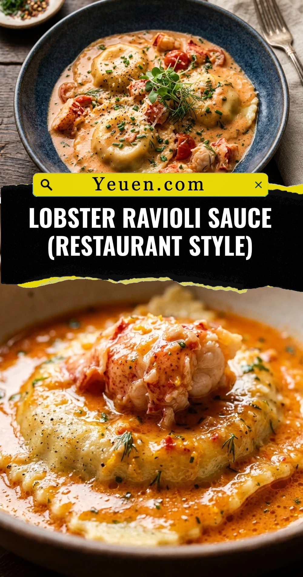 Lobster Ravioli Sauce (Restaurant Style)