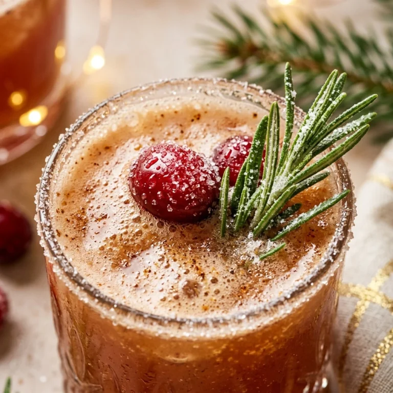Low Sugar Christmas Mocktails - Dessert Drinks