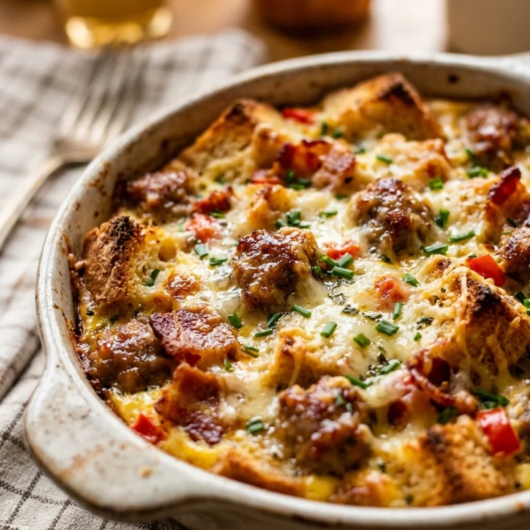 Make Ahead Christmas Breakfast Casserole Easy Brunch Cozy Family