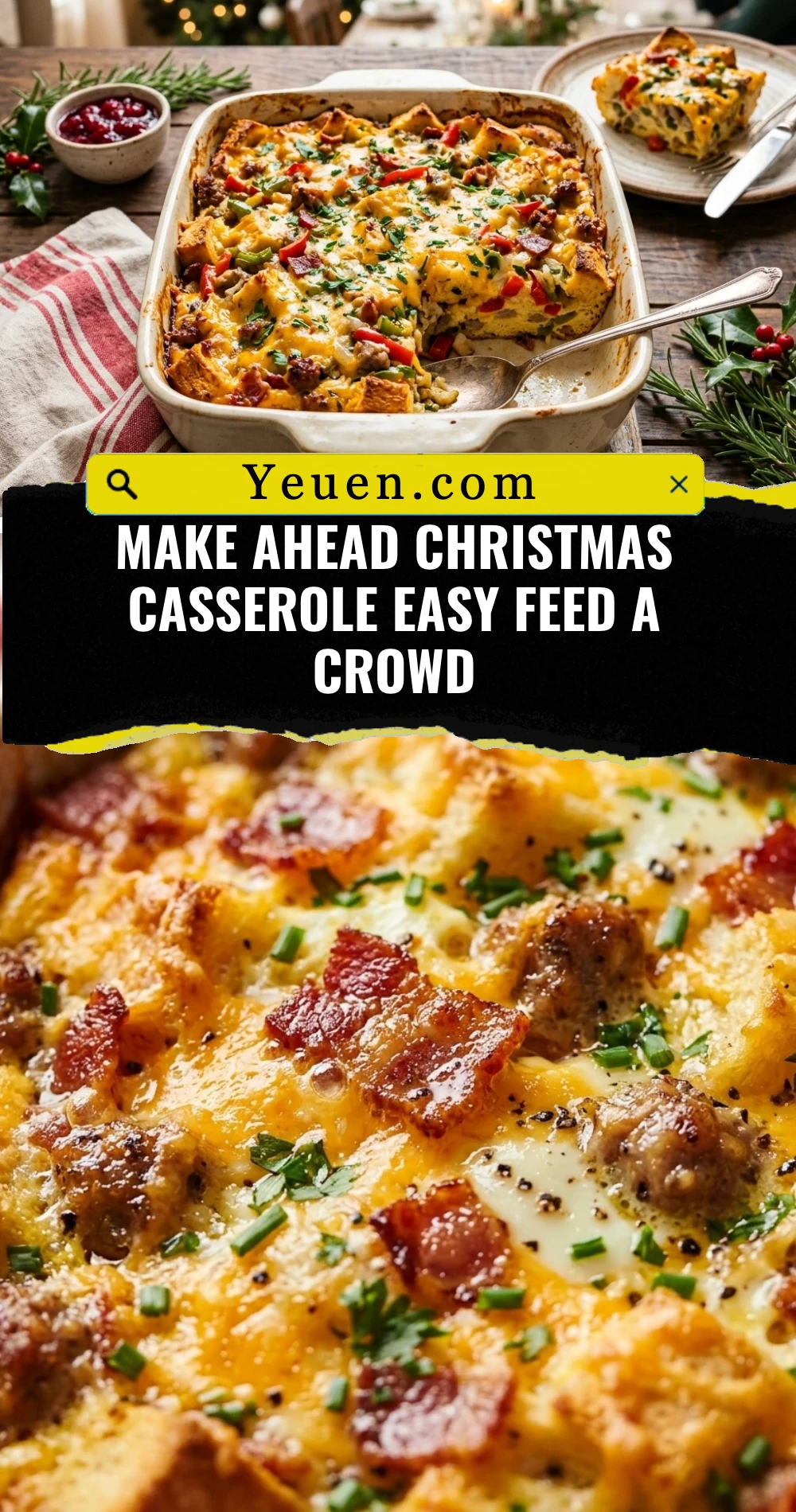 Make Ahead Christmas Casserole Easy Feed A Crowd