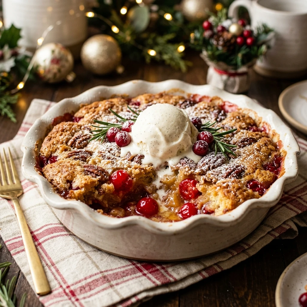 Make Ahead Christmas Dump Cake For Party
