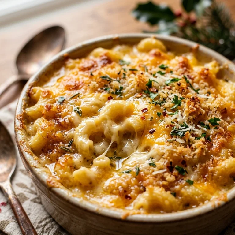 Make Ahead Christmas Mac And Cheese Easy Cozy Family Dinner Budget