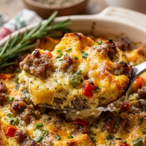 Make-Ahead Christmas Morning Breakfast Casserole No Fail