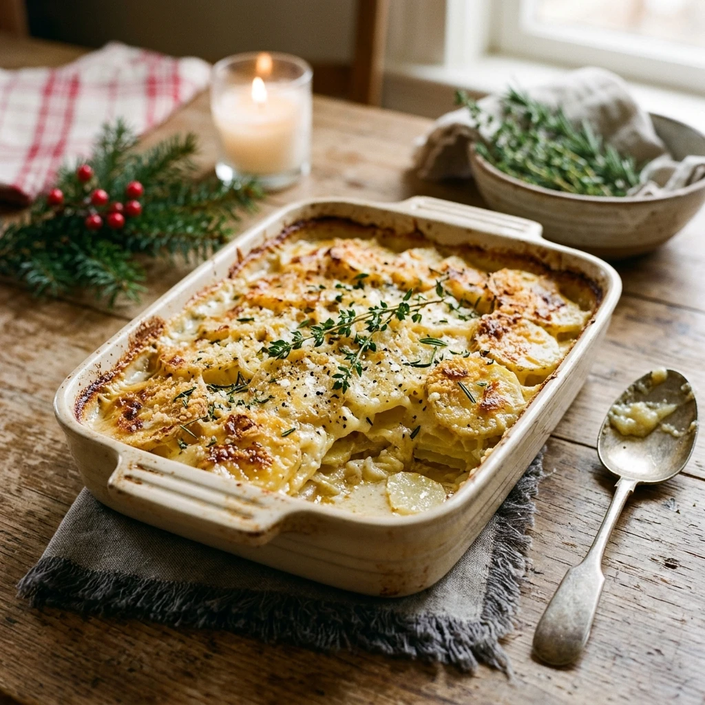 Make Ahead Christmas Potatoes Easy Family Cozy Budget Dinner