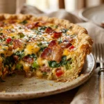 Make Ahead Christmas Quiche Easy Brunch Cozy Family