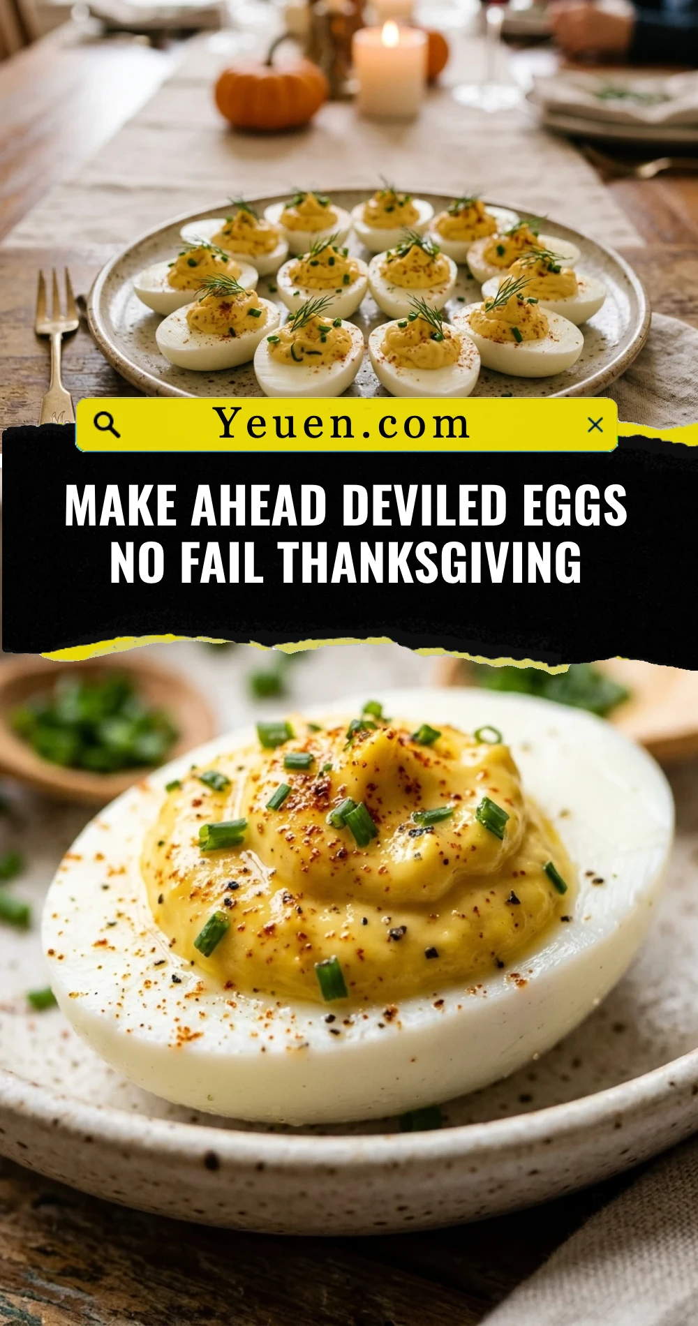 Make Ahead Deviled Eggs No Fail Thanksgiving