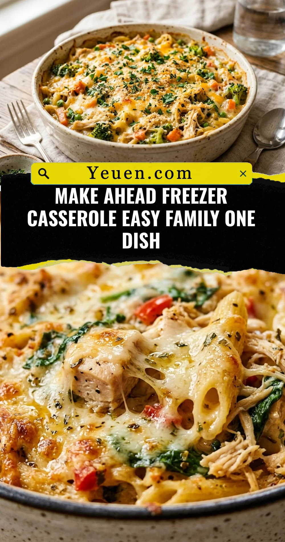 Make Ahead Freezer Casserole Easy Family One Dish
