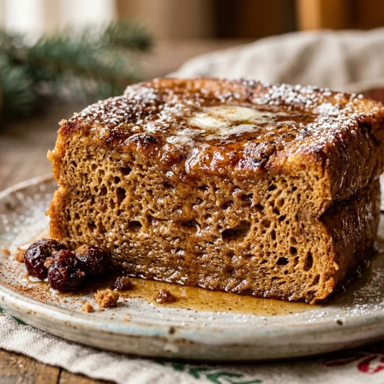 Make Ahead Gingerbread French Toast Christmas Easy Feed Crowd
