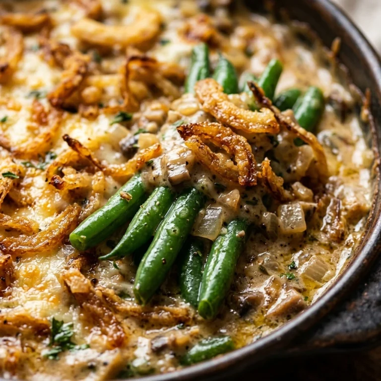 Make Ahead Green Bean Casserole Thanksgiving No Fail