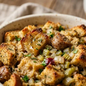 Make Ahead Stuffing Casserole Thanksgiving No Fail Overnight