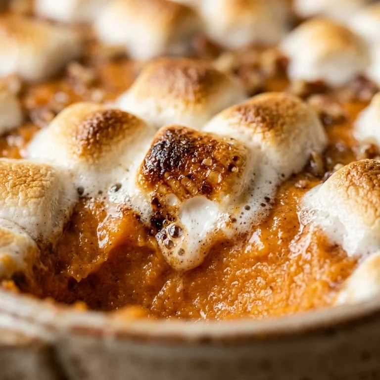 Make Ahead Sweet Potato Casserole With Marshmallows Thanksgiving