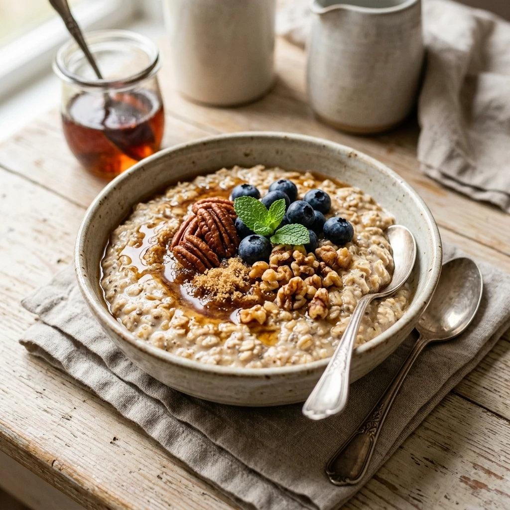Maple Brown Sugar Overnight Oats Make Ahead