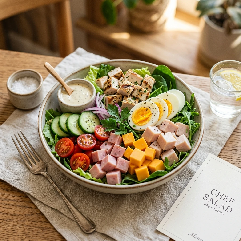 Meal Prep High Protein Chef Salad 30g