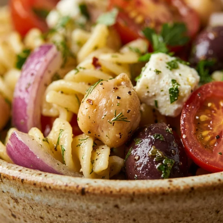 Mediterranean Chickpea Pasta Salad