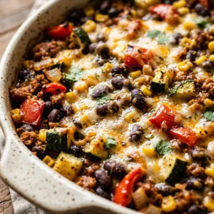 Mexican Breakfast Casserole Vegetarian Gluten Free Make Ahead