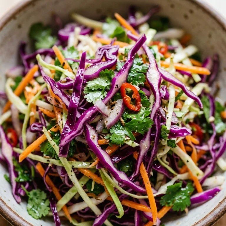 Mexican Cabbage Slaw No Mayo Crunchy