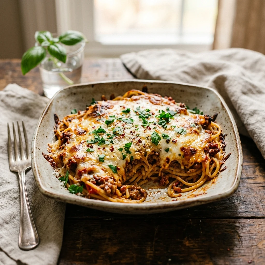 Million Dollar Baked Spaghetti