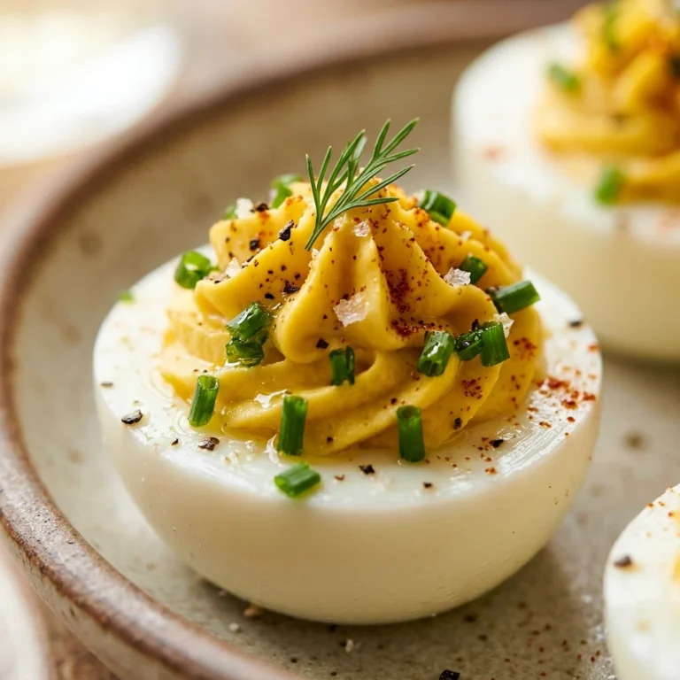 Mini One Bite Deviled Eggs