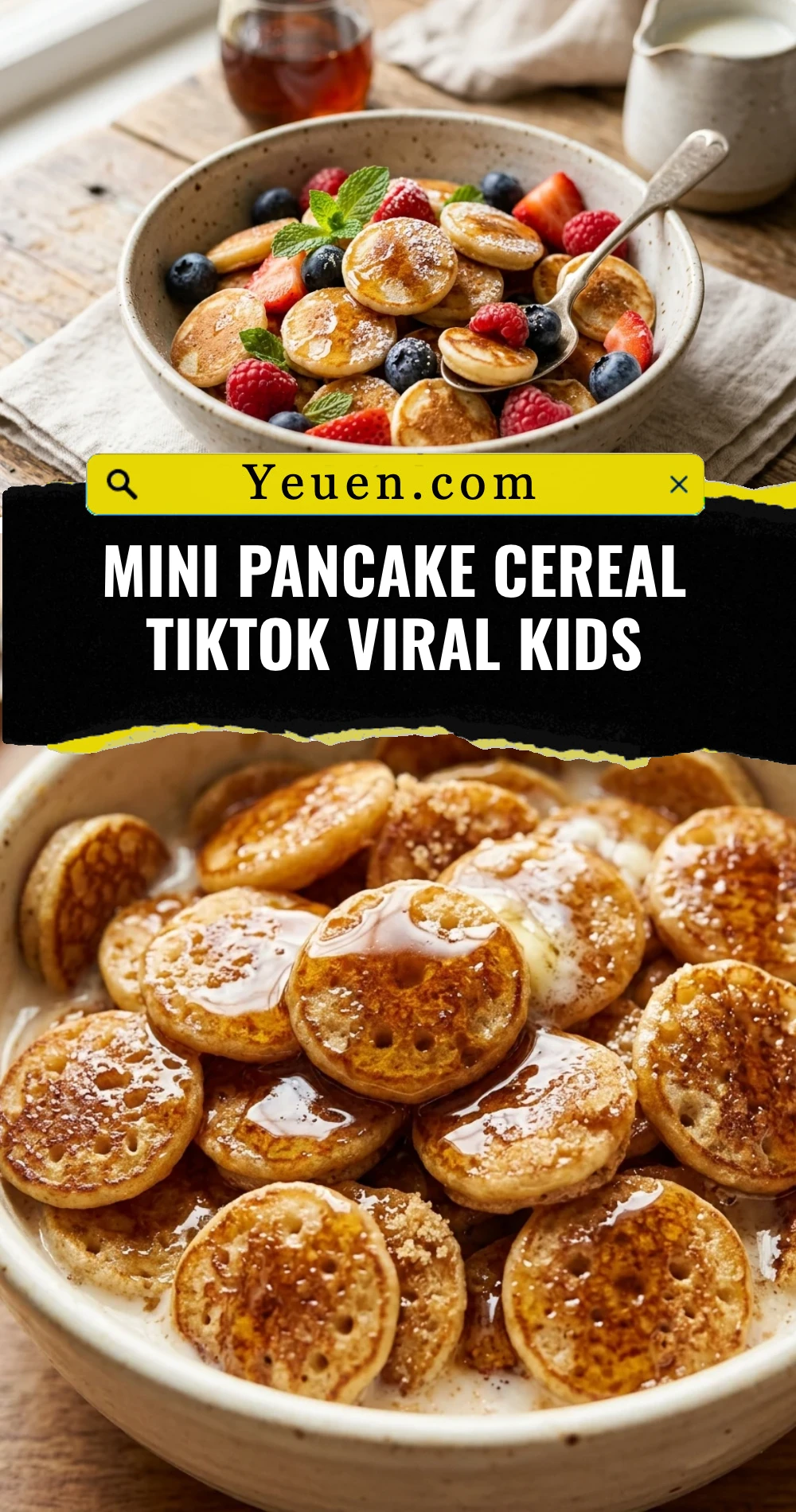 Mini Pancake Cereal TikTok Viral Kids