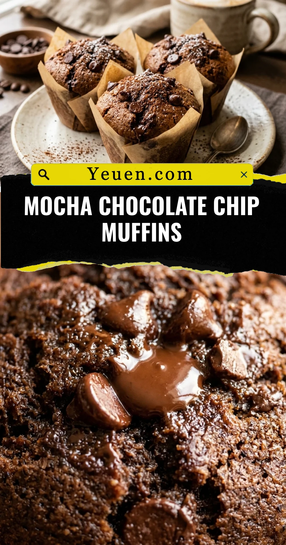Mocha Chocolate Chip Muffins