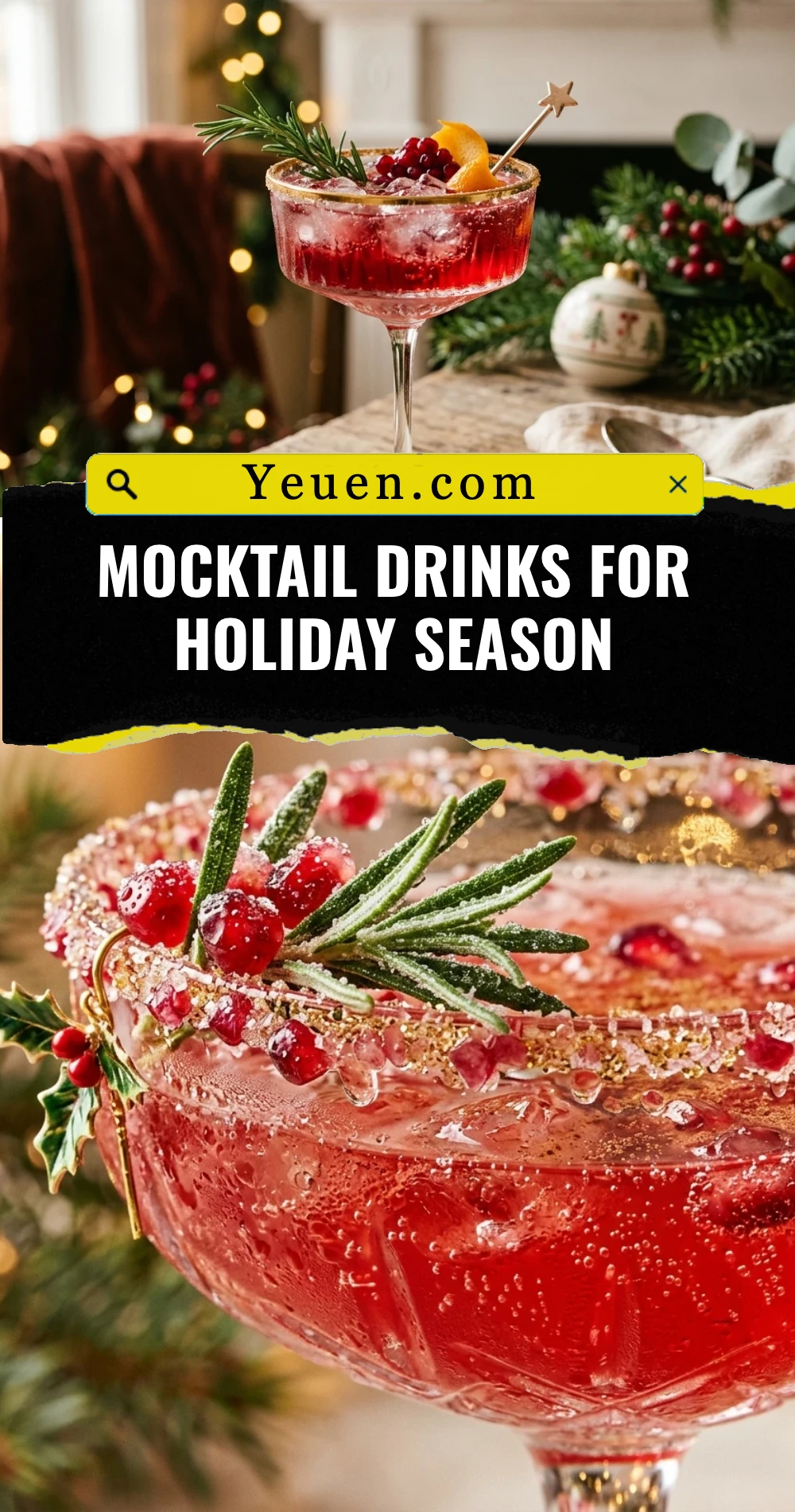 Mocktail Drinks For Holiday Season
