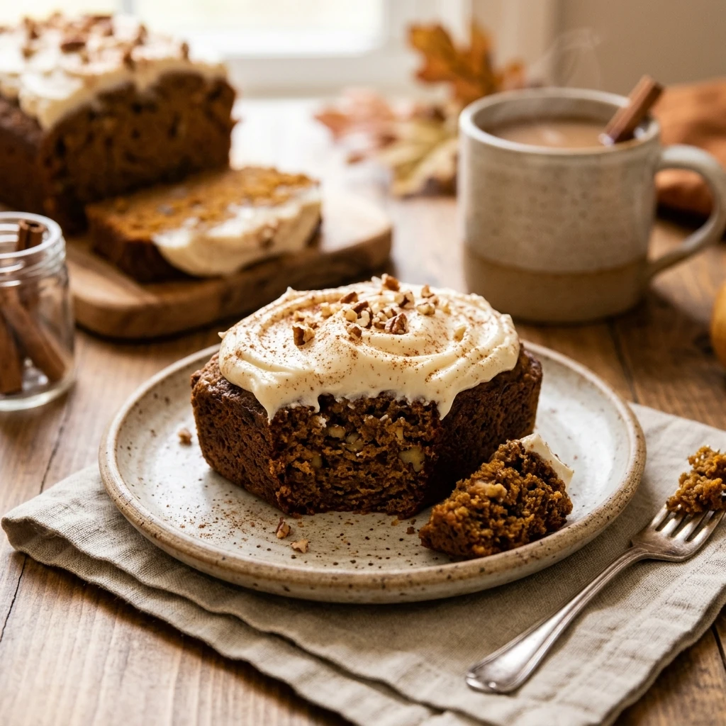 Moist Pumpkin Bread Starbucks Copycat Fall Baking Easy With Cream Cheese