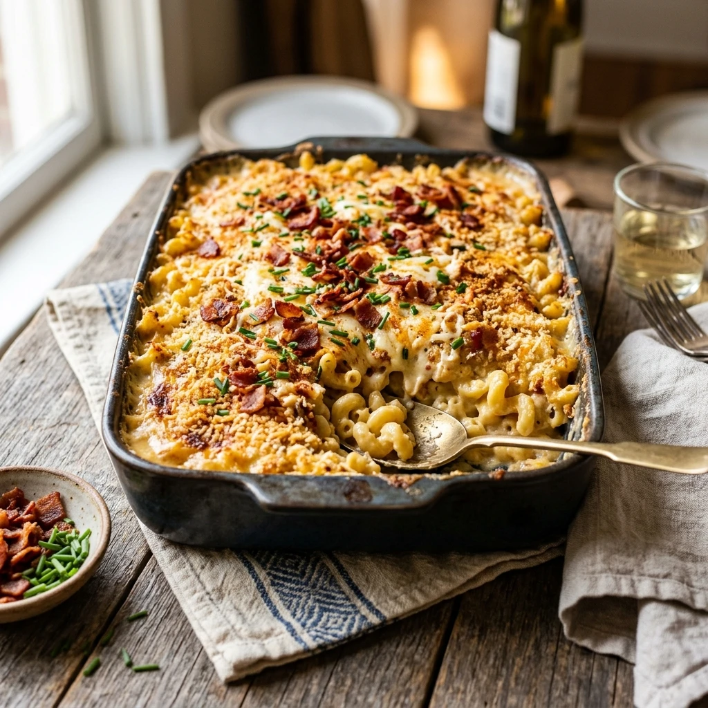 Monster Mac & Cheese Bake For Crowd