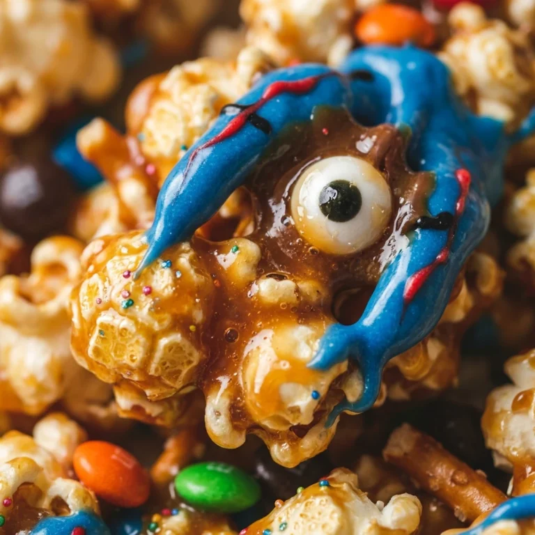 Monster Popcorn Hands - Movie Night Dinner Snack
