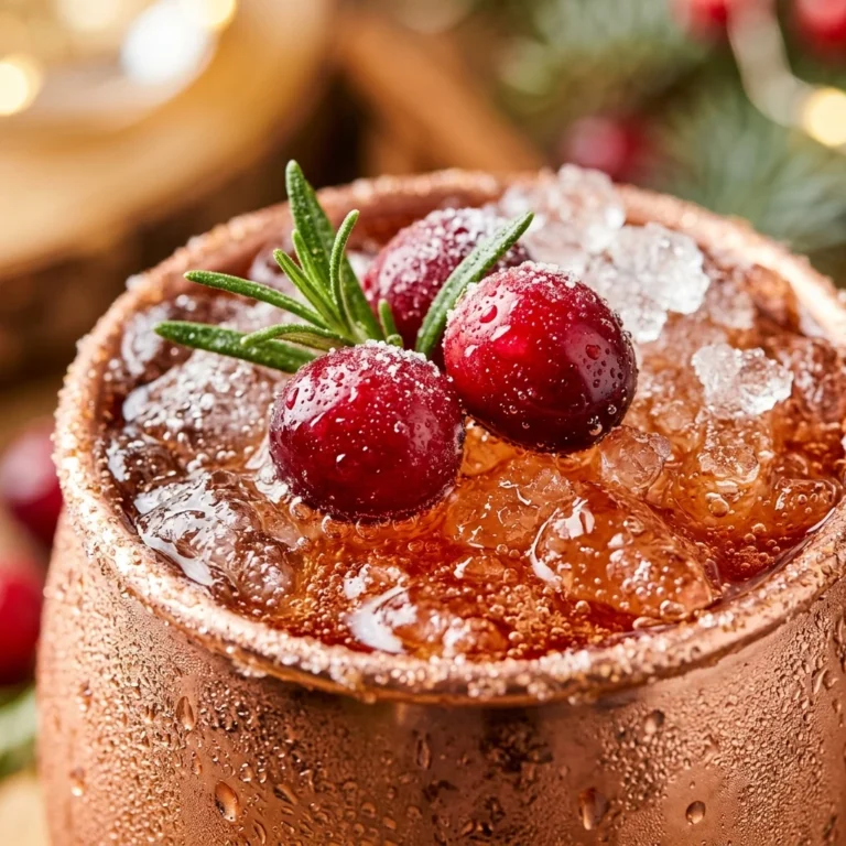 Mule Drink Recipes Holiday Cranberry