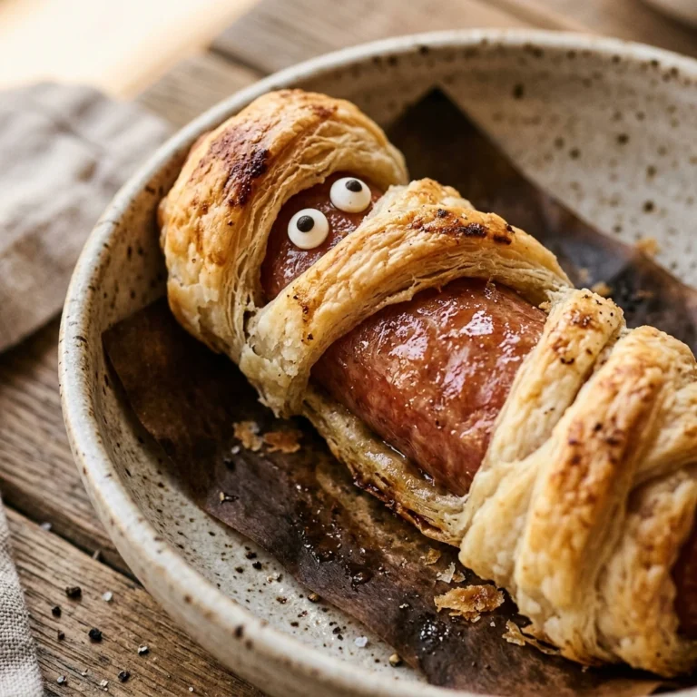 Mummy Hot Dogs - Dinner In 12 Min (Air Fryer)