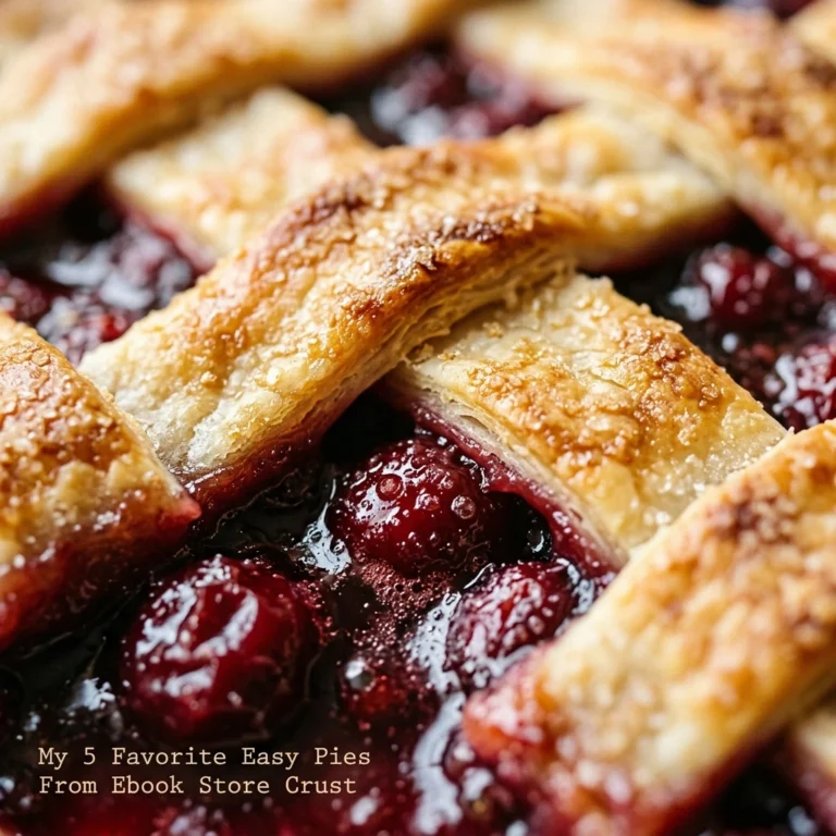 My 5 Favorite Easy Pies From Ebook Store Crust