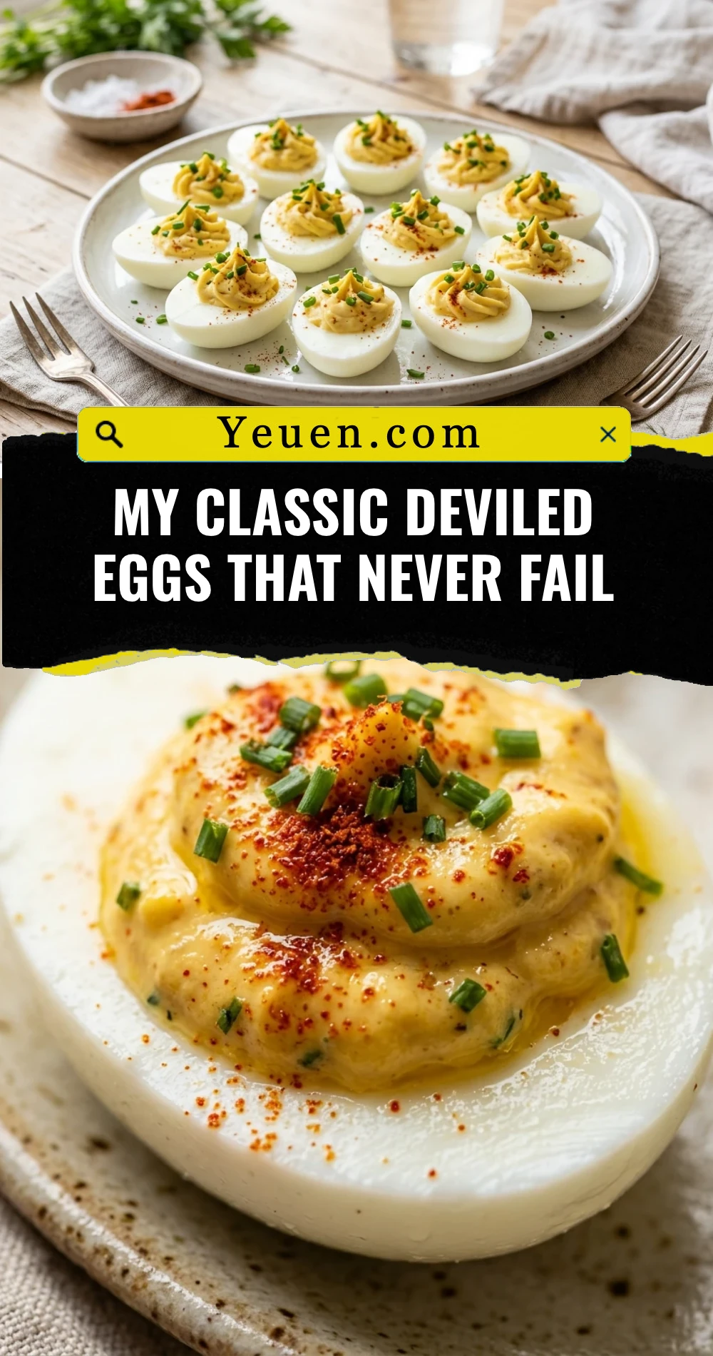 My Classic Deviled Eggs That Never Fail