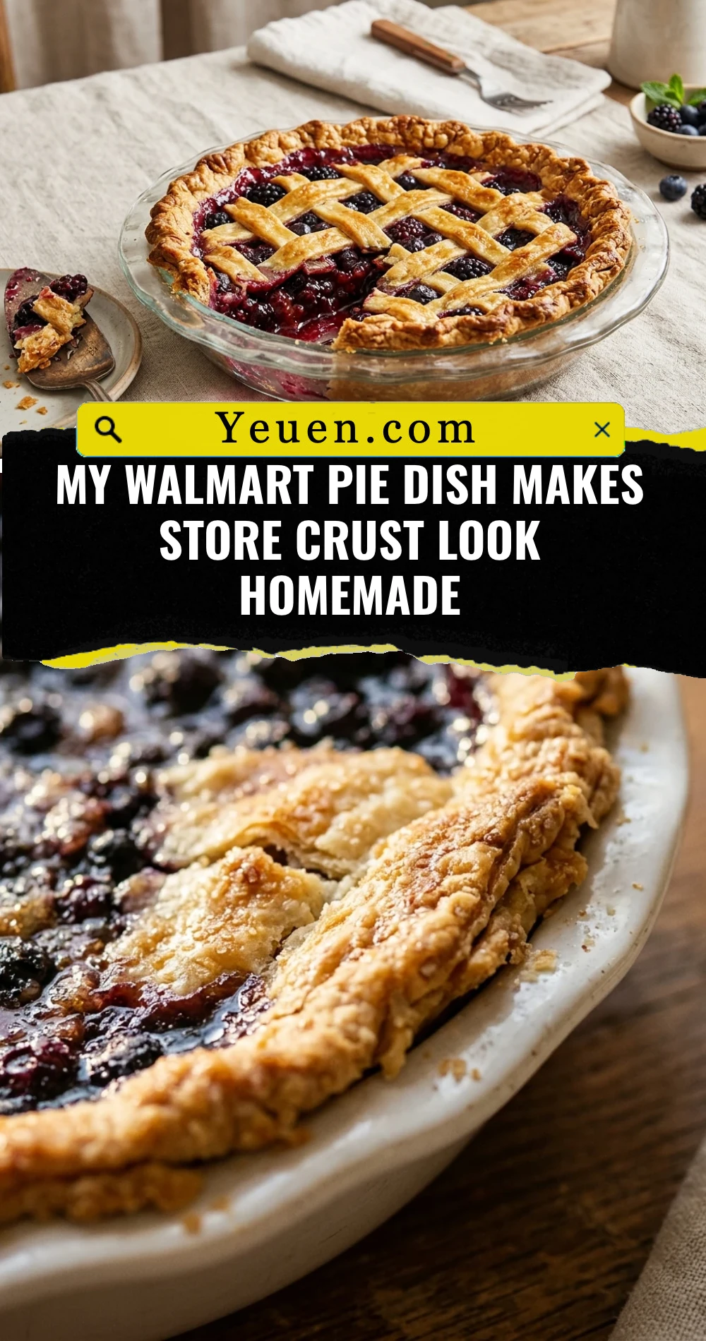 My Walmart Pie Dish Makes Store Crust Look Homemade