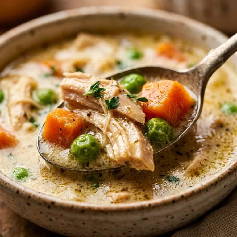 New Year High Protein Crockpot Chicken Pot Pie Soup Under $20 Feeds 8