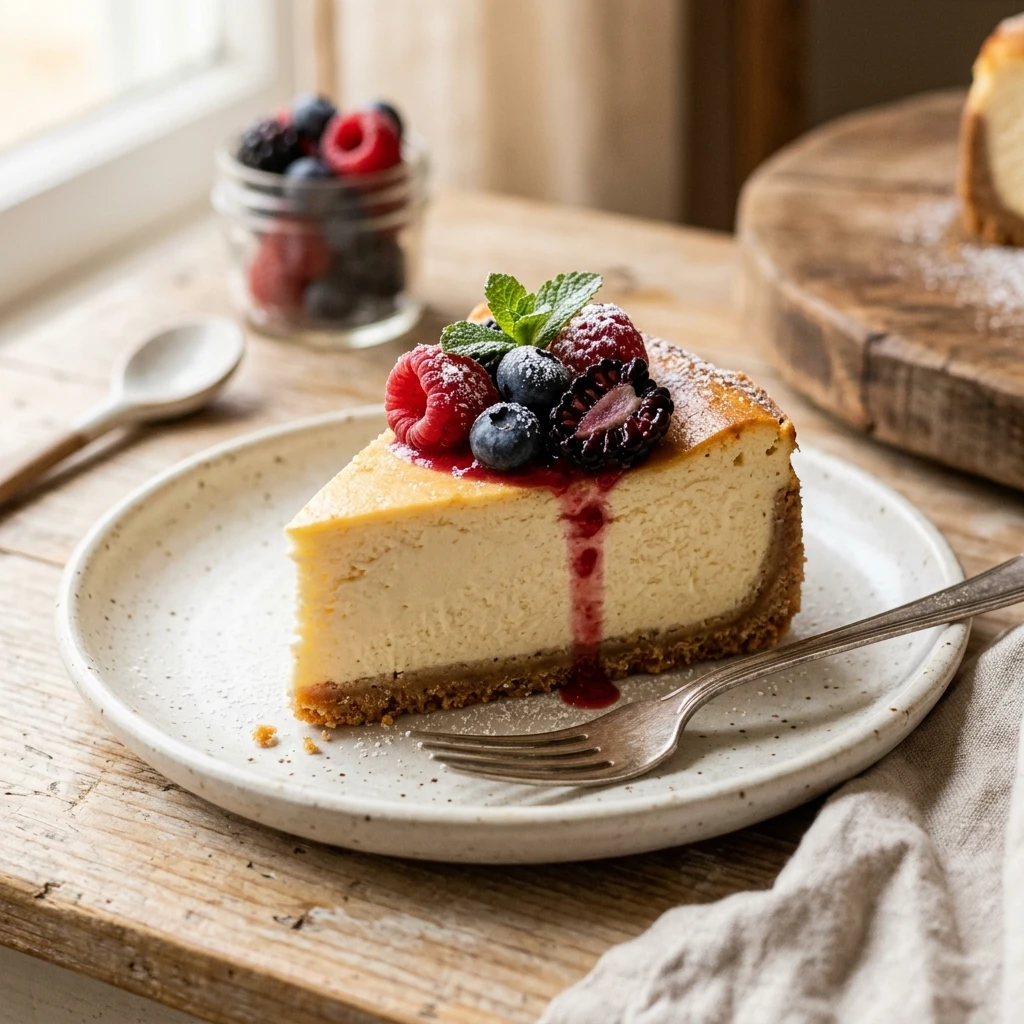 New York Style Cheesecake Easy Classic Creamy No Fail
