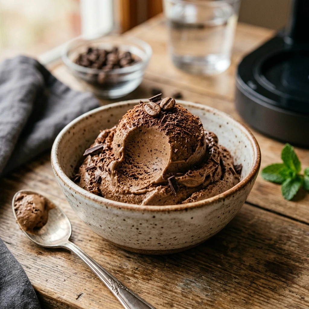 Ninja Creami Protein Ice Cream - 40g Mocha Espresso