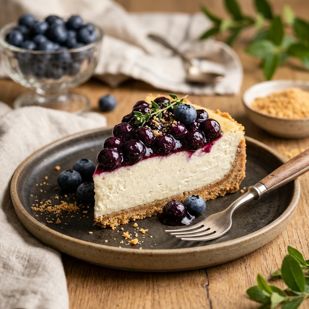 No Bake Blueberry Cheesecake Easy 3 Ingredient No Bake Viral 2026