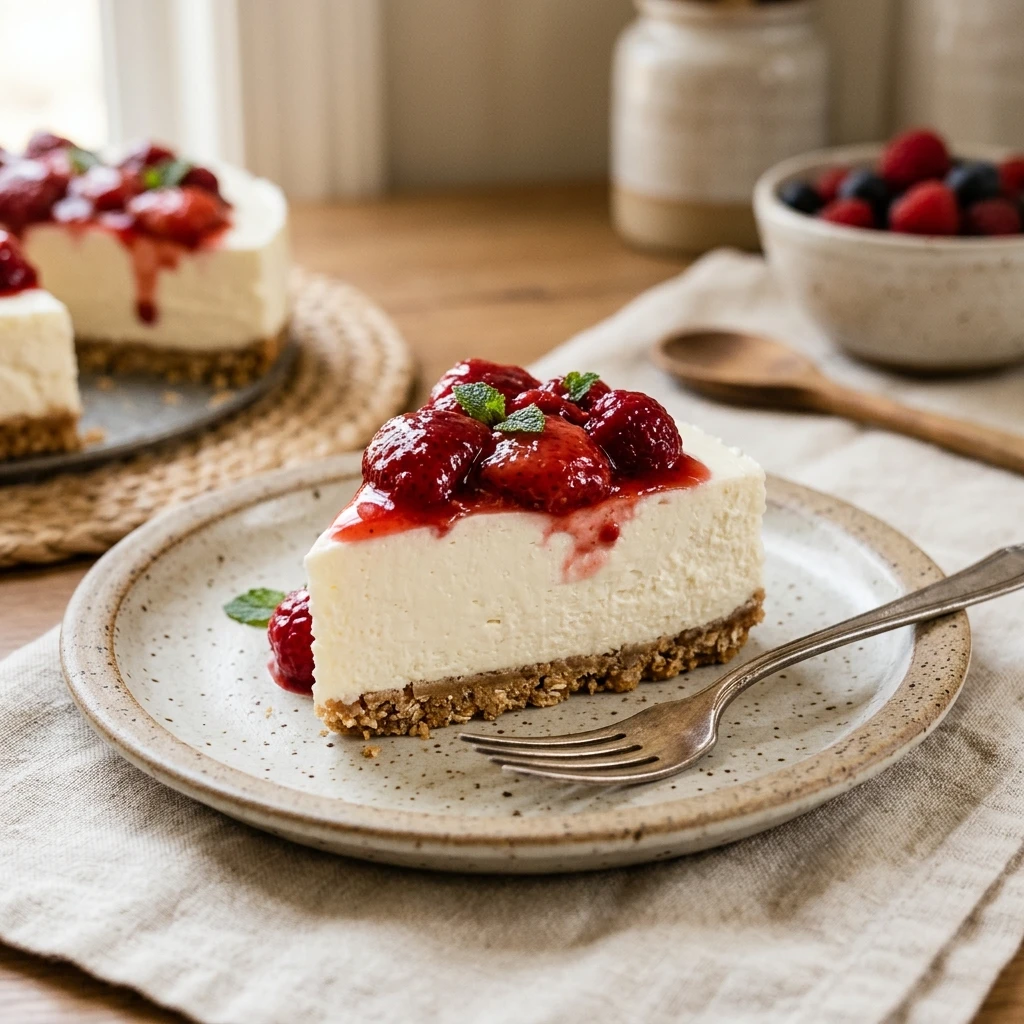 No Bake Cheesecake Cake Easy 3 Ingredient No Fail Bakery Style