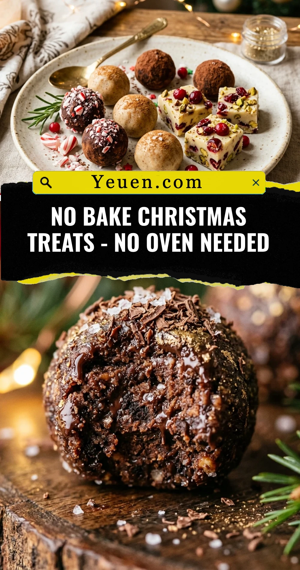No Bake Christmas Treats - No Oven Needed