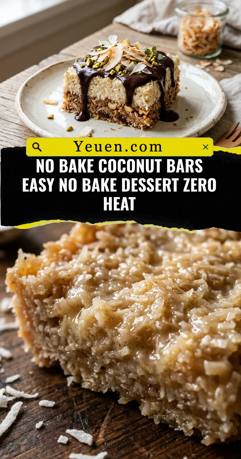No Bake Coconut Bars Easy No Bake Dessert Zero Heat